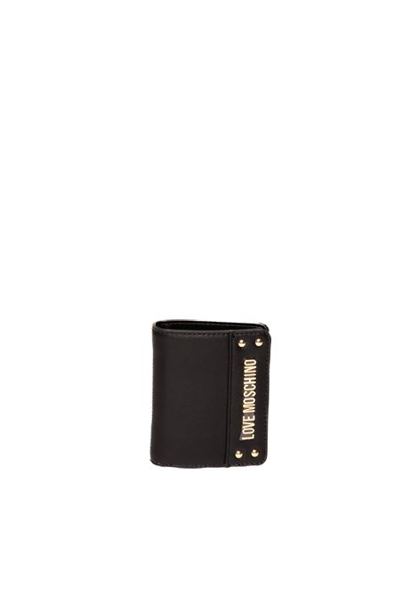 Black mini wallet LOVE MOSCHINO | JC5703PP1MLD0-000